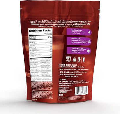 CLICK Coffee Protein Powder 16g Protein 23 Essential 150mg Caffeine