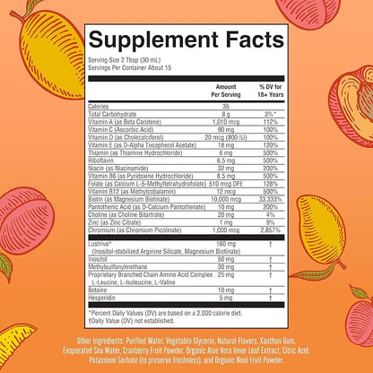 MaryRuth's Liquid Multivitamin + Lustriva® Hair Growth 10000mcg | 18+ | 15.22 Fl