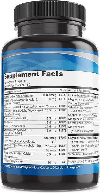Pure By Nature One-Daily Multivitamin 60 Veggie