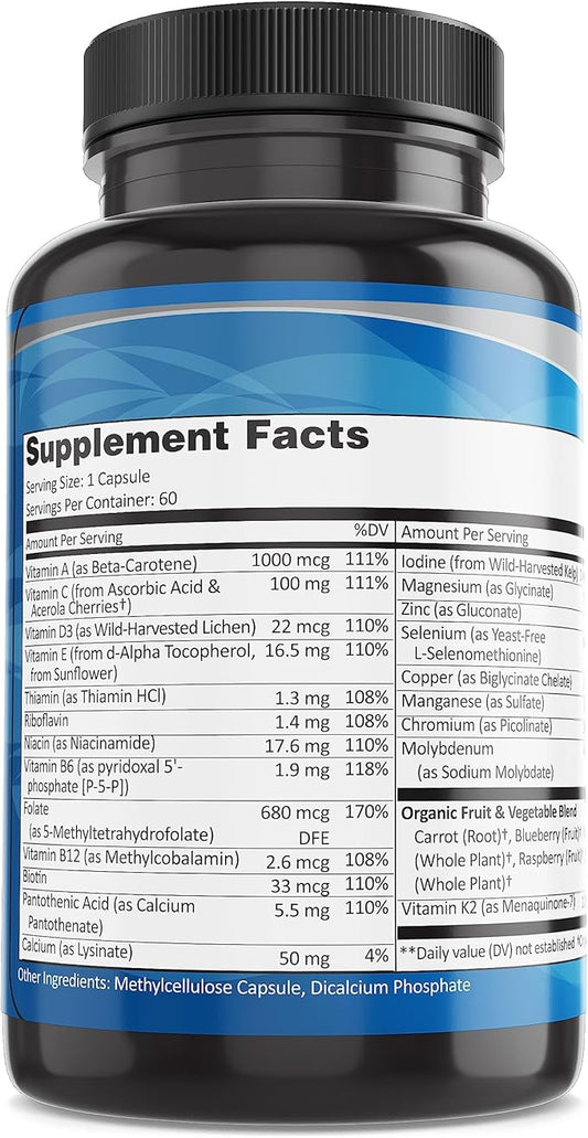Pure By Nature One-Daily Multivitamin 60 Veggie