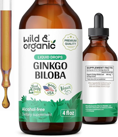 Ginkgo Biloba Liquid Drops 4 fl