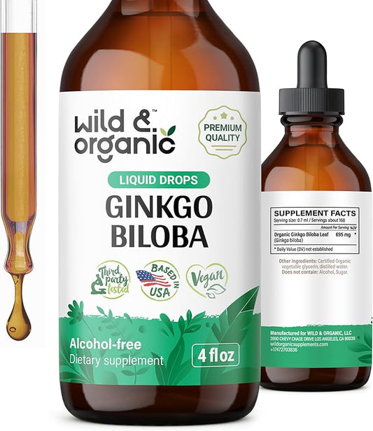 Ginkgo Biloba Liquid Drops 4 fl
