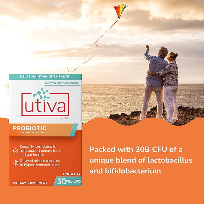 Szio+ Utiva Probiotic – Urinary Tract 12 Billion 30 Delayed