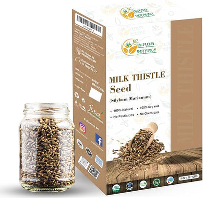 Milk Thistle Herb Seeds Semilla De 1/2 lb 8 oz