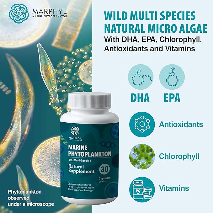 MARPHYL Marine Phytoplankton Wild Multi Species 150 mg 30 vegan