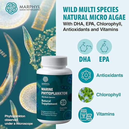 MARPHYL Marine Phytoplankton Wild Multi Species 150 mg 30 vegan