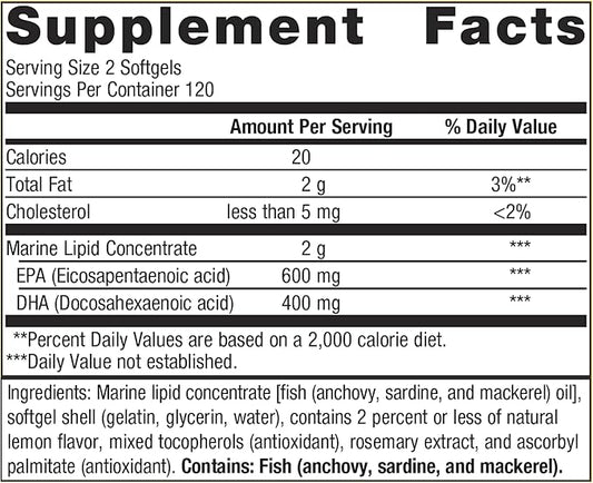 Metagenics OmegaGenics EPA-DHA 500 240 Count