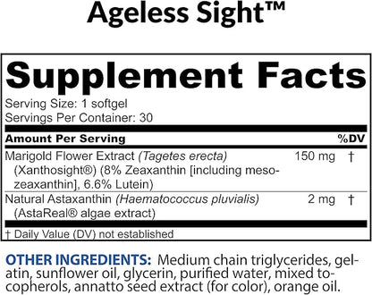BioTRUST Ageless Sight, Blue Light Protection, 30 Soft