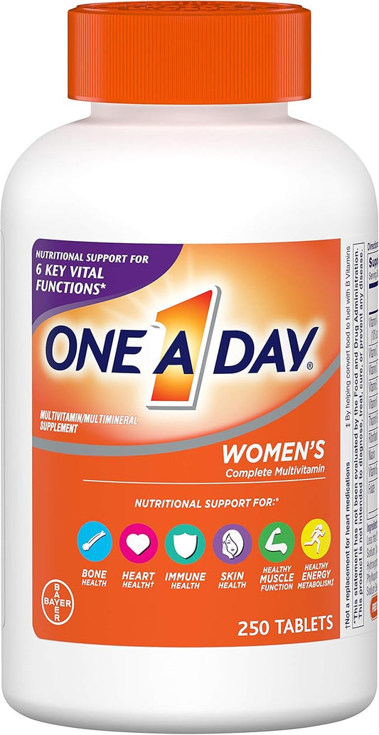 One A Day Women’s Multivitamin, Supplement B12, Biotin, 250 count