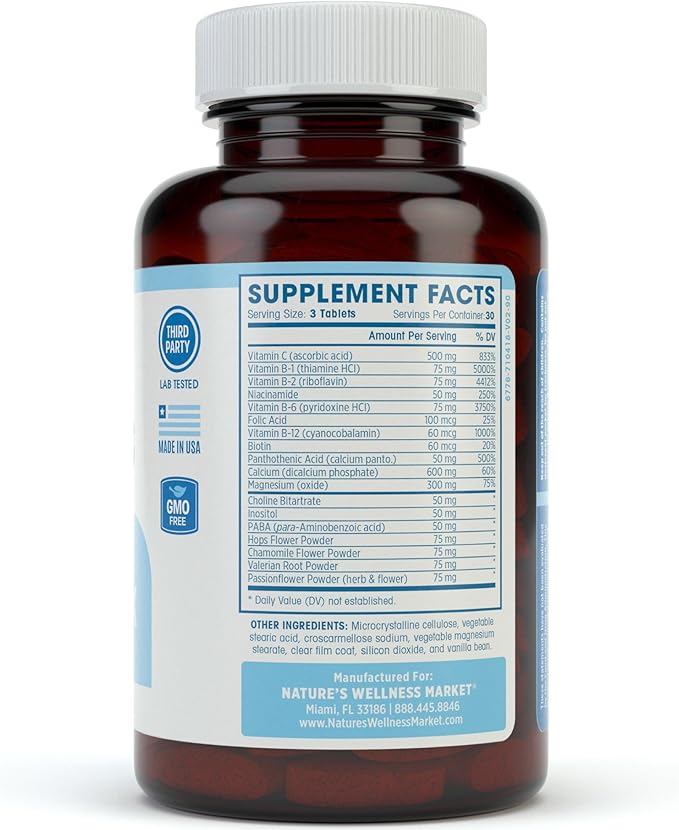 Vitamin B Complex Stress Relief