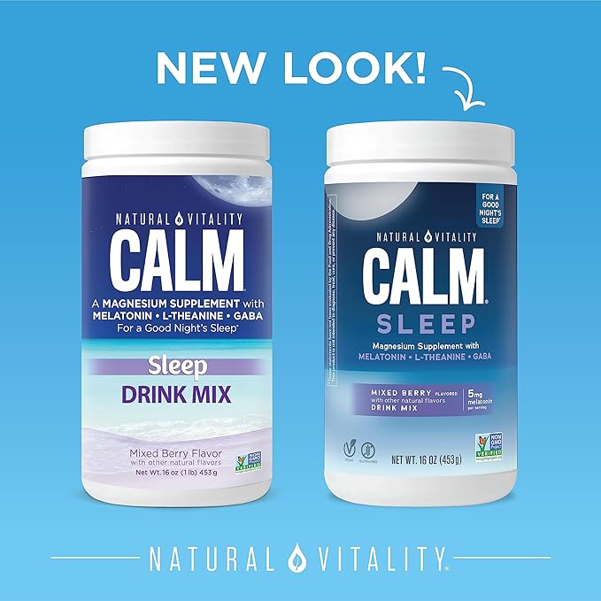 Natural Vitality Calm Sleep, Melatonin & 16 Oz