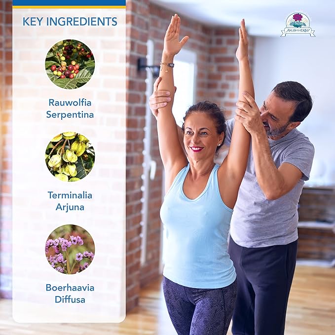 Ayush Herbs Carditone, Doctor-Formulated Natural Blood-Pressure 30 Years, 60 Vegetarian