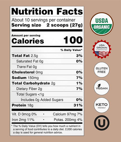 NUFYX® • Heavenly Protein® Powder • 100% Organic 20 Scoops)