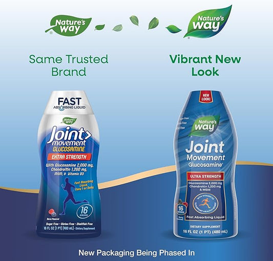 Nature's Way Joint Movement Glucosamine Fast D3, Berry 16 Fl