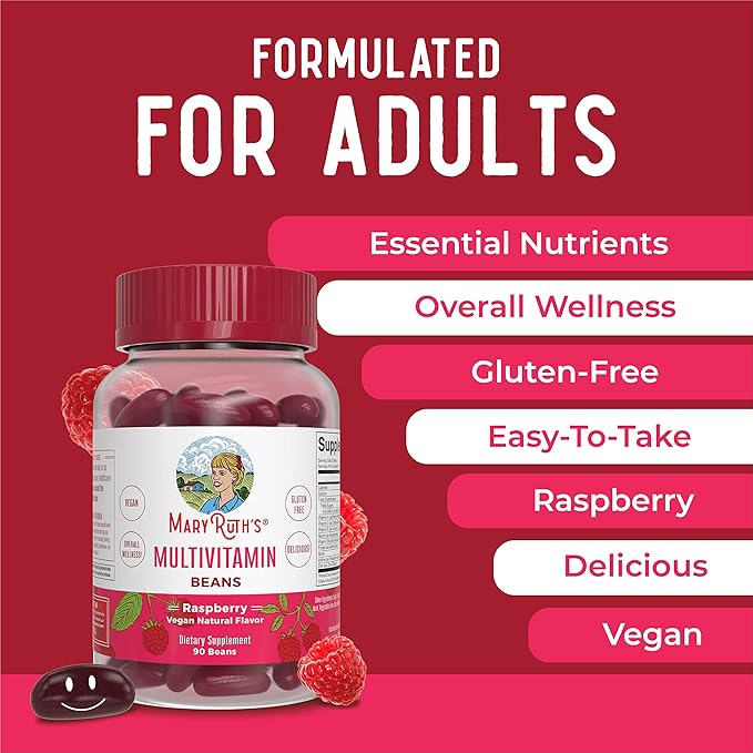 MaryRuth Organics Multivitamin Multimineral Vita-Beans 14+ | 90 Count
