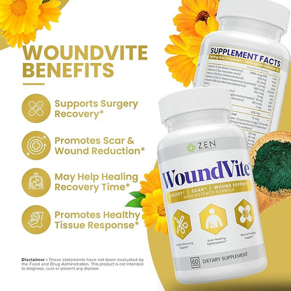 Zen Nutrients WoundVite Pre & Post 60 Vegan