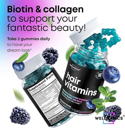 Hair Vitamins Biotin Gummies