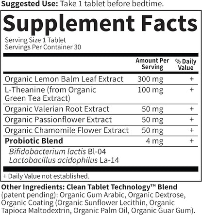 Garden of Life Organics Sleep Well 30 Tablets,