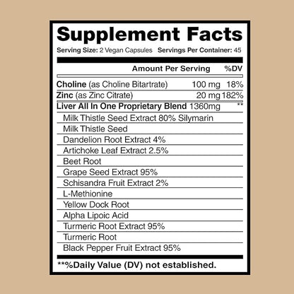 Liver Cleanse & Detox, Liver Supplement,