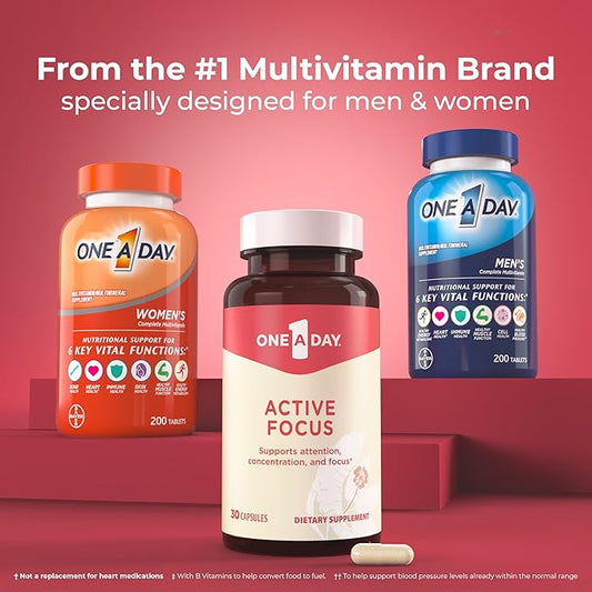 ONE A DAY Bundle Multivitamin 200 Count 30 Capsules