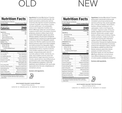 IsaLean Protein Shake - Complete Superfood Meal Replacement for Maintaining Healthy Weight and Lean Muscle Growth with 24 Vitamins and Minerals - 27.2 oz - 14 Meal Canister (Natural Creamy Vanilla) - Canister
