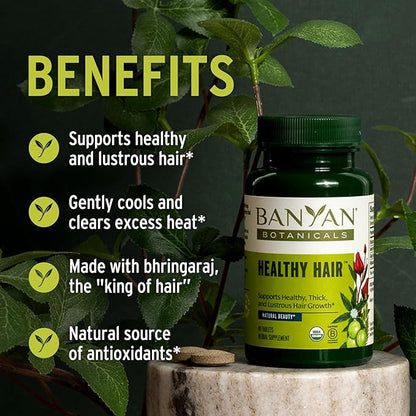 Banyan Botanicals Healthy Hair Tablets – 90 Tablets