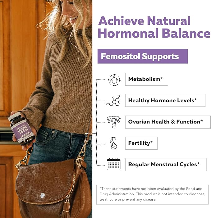 Inositol Supplement | Myo-Inositol & D-Chiro Inositol Complex - Clinically Validated 40:1 Ratio (Vitamin B8)| Hormonal Balance & Healthy Ovarian Function Support (90 Capsules – 30 Servings)