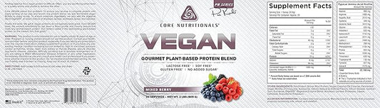 Core Nutritionals Platinum Vegan Gourmet Plant-Based 21 Grams 29 Servings