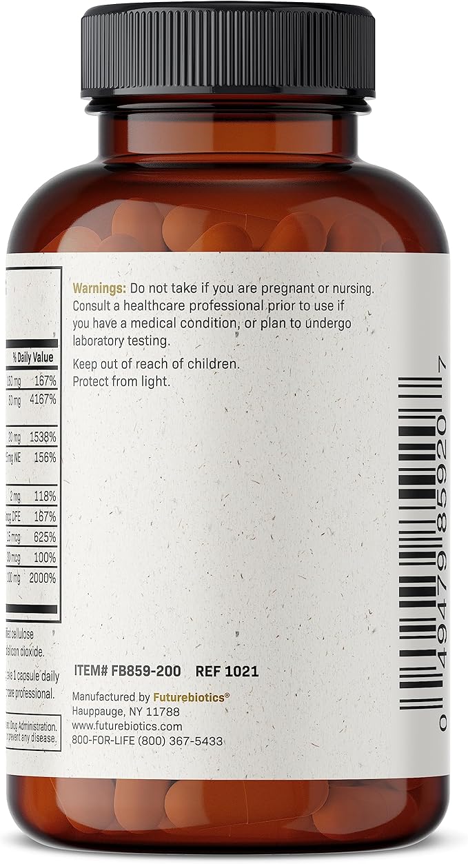 Futurebiotics Vitamin B Complex with Vitamin 200 Vegetarian