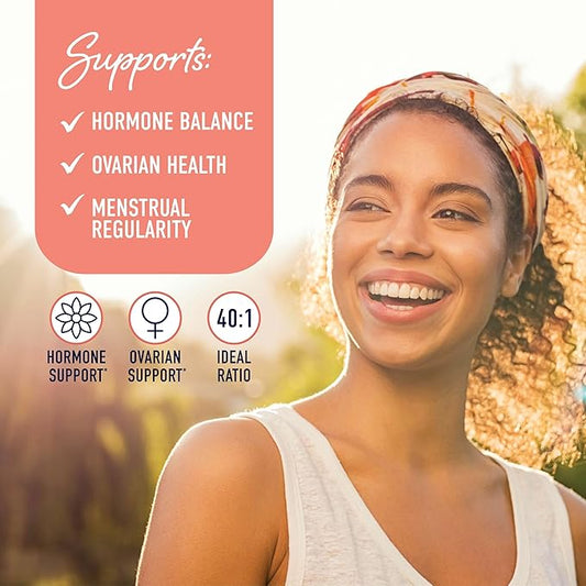 Myo-Inositol & D-Chiro Inositol for Hormone 40:1 Ratio 2000mg & 50mg with B8 | 120ct.