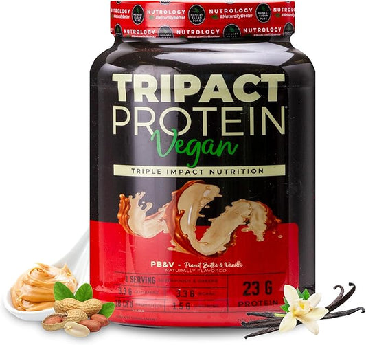 TRIPACT Vegan Protein Powder, for Vegan 20 Servings