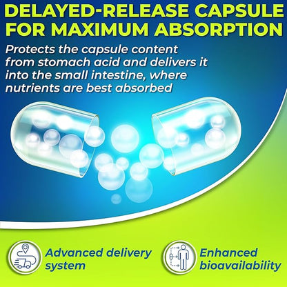 Probiotics with Digestive Enzymes and Prebiotic 3-In-1 Vegan 60 count
