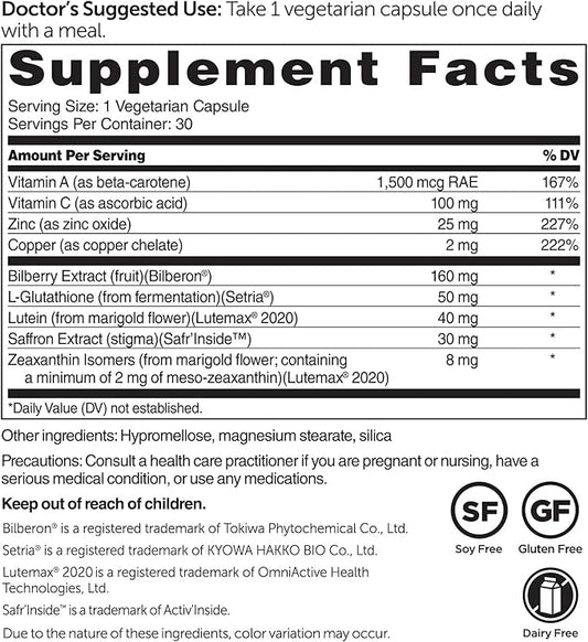 Dr. Whitaker's Vision Essentials Ultra with Lutein