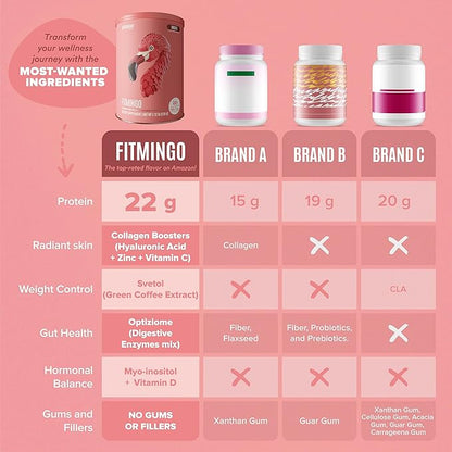 BIRDMAN Fitmingo Vegan Protein Powder 22g Plant