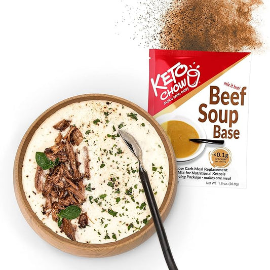 KETO CHOW BEEF SOUP BASE 1 MEAL