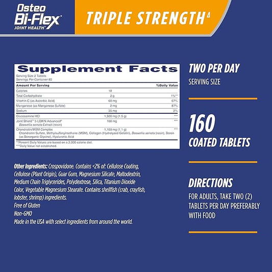 Osteo Bi-Flex Triple Strength Twin, 80 2pack