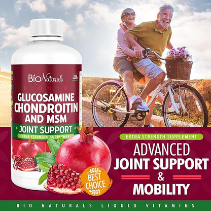 Liquid Glucosamine Chondroitin MSM Pharmaceutical Grade 32 fl