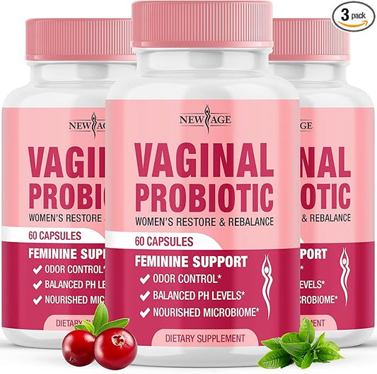 NEW AGE Vaginal Probiotics for Women 180 Capsules