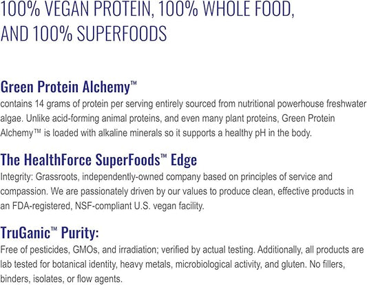 Healthforce Superfood Green Protein Alchemy - 500 g Powder