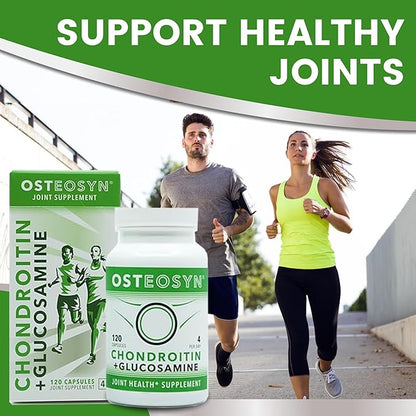 OSTEOSYN® by Synutra Pure CHONDROITIN 1200+ 30-Day Servings 120 Capsules, 4-Capsule Serving $1.67