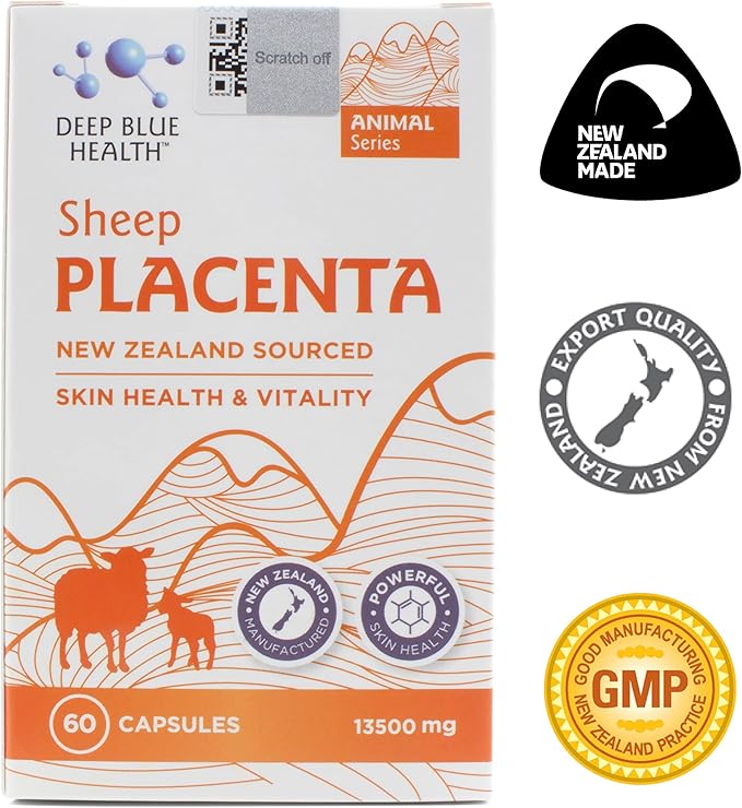 New Zealand Sheep Placenta w/ Grape 13500mg x 60 Soft