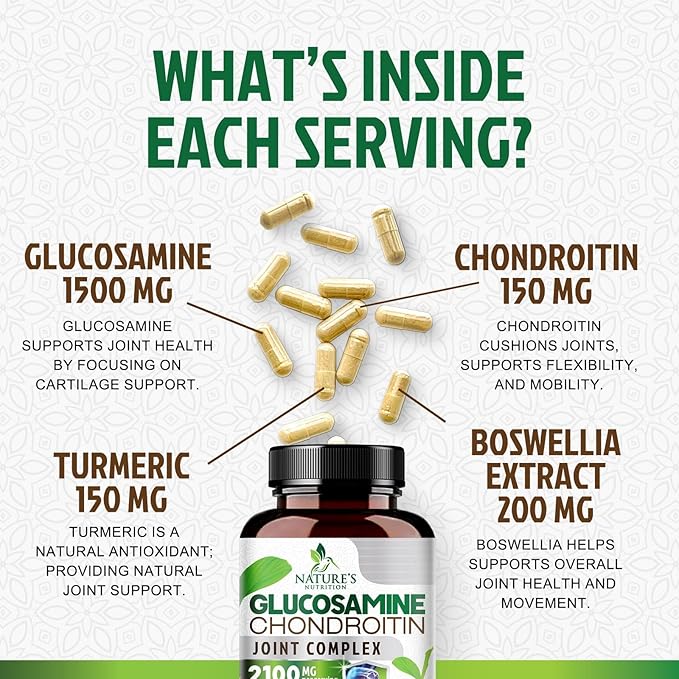 Glucosamine Chondroitin MSM Complex 180 Capsules