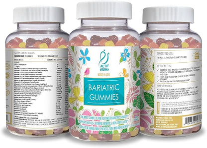 ACTIF Organic Bariatric Gummies with 25+ 90 Count