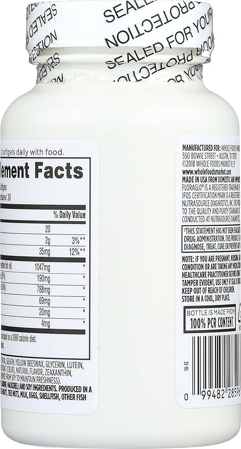 Whole Foods Market, Omega Eye Care, 60 ct