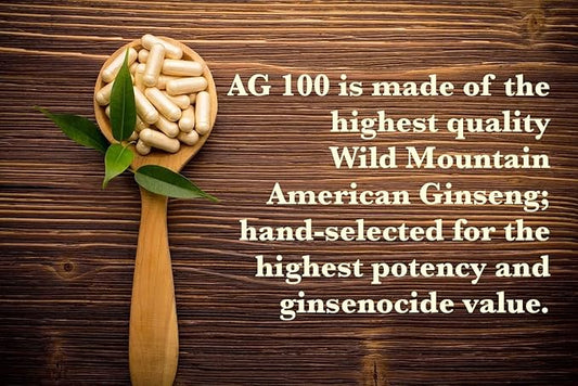 AG 100-100% Pure Wild American Ginseng