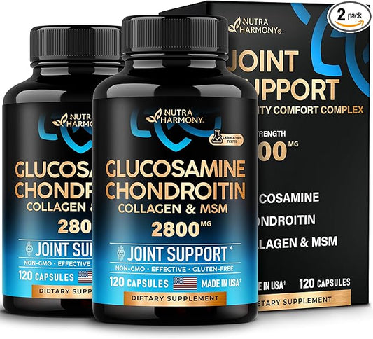 Glucosamine | Chondroitin | MSM | 2800 mg 120 Capsules