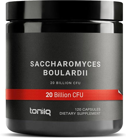 Toniiq Ultra High Potency Saccharomyces Boulardii 20 Billion 1000mg Per -120 Vegetarian
