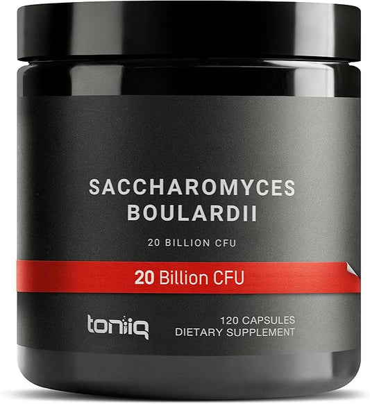 Toniiq Ultra High Potency Saccharomyces Boulardii 20 Billion 1000mg Per -120 Vegetarian