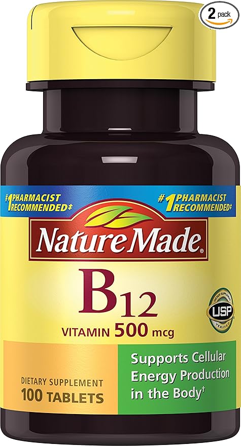 Nature Made Vitamin B-12 500 mcg 100 ea 2)