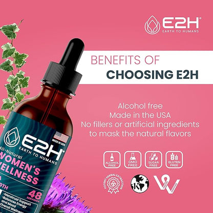 E2H All Natural Women's Wellness, Hormone (3 Bottles)